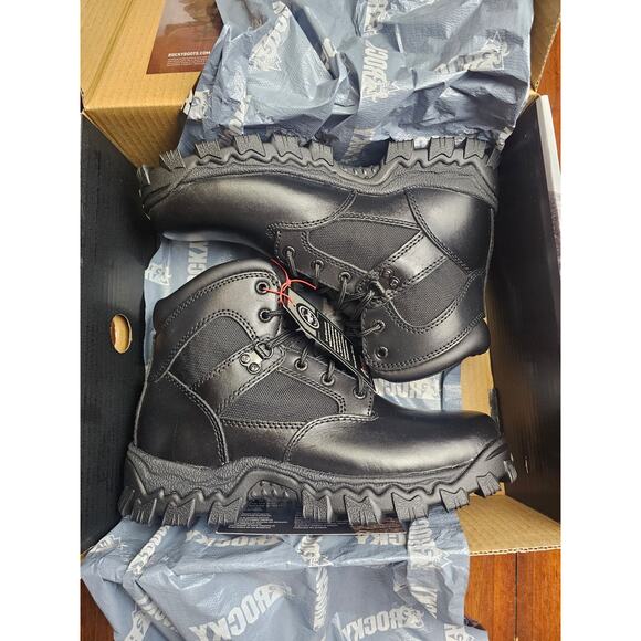 Rocky Alpha Force Womens Waterproof Public Service Boot FQ0004167 6" Leather 9.5 - Picture 1 of 7